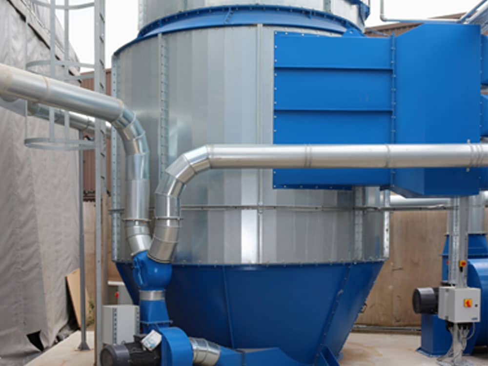 Dust extraction unit integrated with Big Bag Filling Systems for clean and precise powder handling